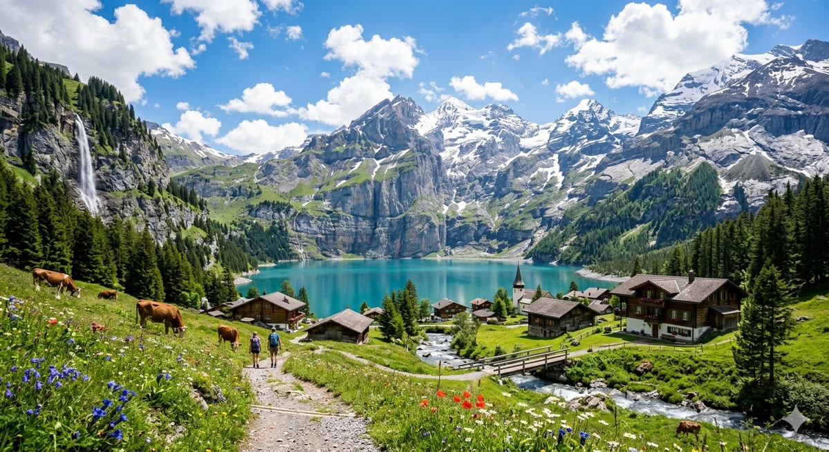 Swiss Alps View Point