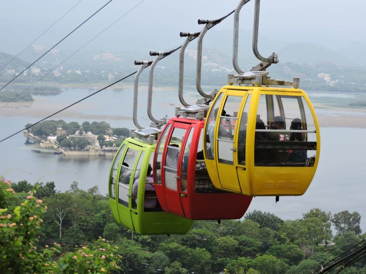 Ropeway ride at Karni Mata Temple