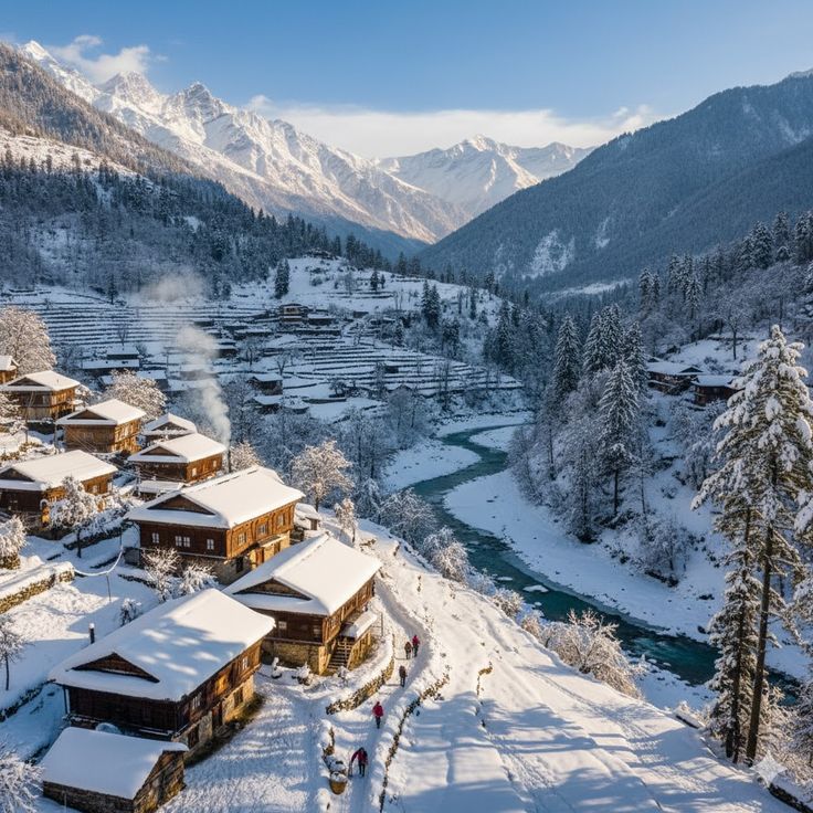 Snow landscapes